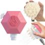 YAOMAISI 3 in 1dog Bath Brush,pet Grooming Massage Shower Head Sprayer,Shampoo Shower Gel Dispenser,Suitable for use in bathrooms and Outdoor Gardens,Dog cat Massage and Grooming