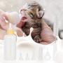 Simlug Puppy Feeding Bottle, 60ml 6PCS Nursing Care Pet Nursing Kit, Puppy for Pet
