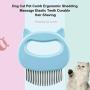 xlpace Relaxing Cat Comb Massager Pet Brush Dog Hair Removal Open Knot Massage Comb