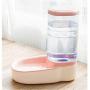 Chenteshangmao Automatic Drinking Fountain Pet Dog/Cat Plastic Water Bottle Large Capacity Drinking Basin Drinking Fountain Water Feeder ABS Pink 3.8L v5