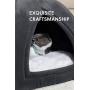 Bedsure Kitten Bed Cave Bed for Cats & Dogs - 15/19 inches Up to 11lbs 2-in-1 Kitty Bed/Cat Hut/Covered Cat Bed Caves with Removable Washable Cushioned Pillow, Indoor Pet Cat Dog Beds for Pets