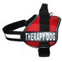 Therapy Dog Harness Service Working Vest Jacket,Purchase Comes with 2 Therapy Dog Reflective Removable Patches. Please Measure Dog Before Ordering.