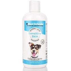 Shed Defender Sensitive Skin Shampoo for Dogs, Plant Based Ingredients Oatmeal, Aloe & Vitamin E, Soothes Dry, Itchy Skin, Allergies, Hypoallergenic