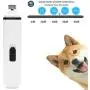 Dog Nail Grinder, Electric Rechargeable Pet Nail Trimmer, Quiet Painless Paws Claw Care Grooming Smoothing for Small Medium Large Dogs Cats White (2020 Upgraded) Dog Nail Grinder, Electric Rechargeable Pet Nail Trimmer, Quiet Painless Paws Claw Care Grooming Smoothing for Small Medium Large Dogs Cats White (2020 Upgraded)