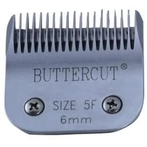 Geib Buttercut Stainless Steel Dog Clipper Blade, Size-5F, 1/4-Inch Cut Length Geib Buttercut Stainless Steel Dog Clipper Blade, Size-5F, 1/4-Inch Cut Length