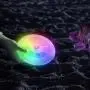 Nite Ize Flashflight LED Dog Discuit - Best Dog Flying Disc For All Hours of Play - With Long-Lasting LED Light, 1-Pack Multi-Colored Disc-O (FFDD-07-R8)