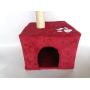 Vedem Cat Tree with Cave Scratching Post Cat Cozy Plush Condo