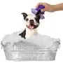Fancy Fur FURemover Soap Dispensing Scrubber Brush, Pet Grooming Hand Brush, Reduce Shedding During Bath Time, Natural Rubber Pet Brush, Colors May Vary
