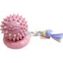 SSSFENG Puppy Teething Toys Dog Chew Toys Set with Cotton Rope for Puppies and Small Dogs Durable Rubber Interactive Dog Toy Tough Chewing Toy