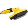 YujueShop Dog Brush pet cat Automatic Push Hair Comb Push Type Telescopic Needle Comb Easy to Remove Removal Hair self Cleaning Slicker Brush
