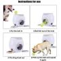 ShiLei Pet Interactive Toy Tennis Tossing Machine, Automatic Feeding, Reward Good Behavior, Keep Healthy, Prevent Obesity, Safe and Durable