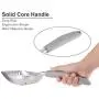 Ezeso 13.7'' Cat Litter Scoop Shovel Durable Kitten Litter Scooper with Deep Shovel Fast Sifting Pet Dog Pooper Scooper Cleaning Tool with Rubber Handle (Light Gray)