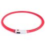 BSEEN Led Dog Collar USB Rechargeable Glowing Pet Safety Collars Water Resistant Light up Cut to resize to fit 11''-27'' for Small, Medium, Large Dogs
