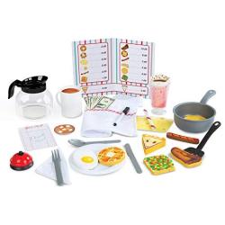 Melissa & Doug Star Diner Restaurant Play Set | Pretend Play | Play Set | 3+ | Gift for Boy or Girl