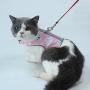 Soly Teche Cat Harness and Leash for Walking, Adjustable Reflective Vest Harness for Small Dogs