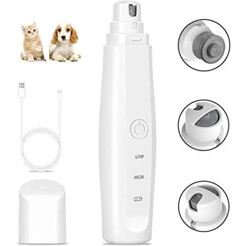 Lnicez Dog Nail Grinder Pet Electric Paw Trimmer Clipper Small Medium Large Dogs Cats Portable & Rechargeable Gentle Painless Paws Grooming Trimming Shaping Smoothing Lnicez Dog Nail Grinder Pet Electric Paw Trimmer Clipper Small Medium Large Dogs Cats Portable & Rechargeable Gentle Painless Paws Grooming Trimming Shaping Smoothing