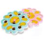 Dongdexiu Pet Supplies SM005 Dog Toys Flower Design Anti-Choke Dog Bowl Feed Training Food Bowl(Pink) Pet Toys