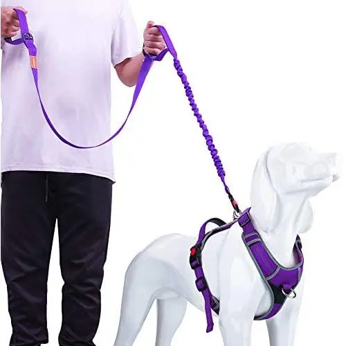 AdventureMore No Pull Harness Breathable Harness with Top Handle - Reflective Padded Dog Safety Vest Adjustable Harness, Back/Front Clip for Better Control AdventureMore No Pull Harness Breathable Harness with Top Handle - Reflective Padded Dog Safety Vest Adjustable Harness, Back/Front Clip for Better Control