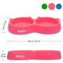 Cat Bowls - Cat Food Set of Silicone Cat Feeder Stand & Pets Food Can Cover - Cat Food Bowl Set - Cat Dish Set - Kitten Food Bowl - Cat Feeding Bowls - Cat Water Bowl