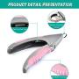 TMOLL BELLE Dog Nails Clippers and File, Professional Pet Grooming Tool, Razor Sharp Blades, Safety Guard to Avoid Overcutting, Design for Small Medium Large Dogs Cats