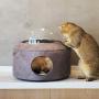 lianth Cat House Space Capsule Skylight Design Removable and Breathable Cat Nest