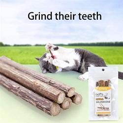Mikey Store 5PCS Pet Cat Kitten Chew Stick Toy Catnip Molar