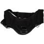 DT Fun Harness, The Dogfather, Black with Reflective Trim, Medium - Fits Girth Size: 28-Inch to 34-Inch