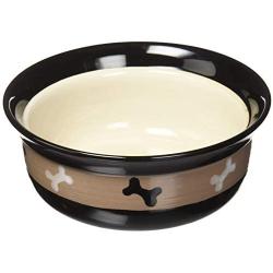 PetRageous Designs, City Pets 6'' Pet Bowl, Bones