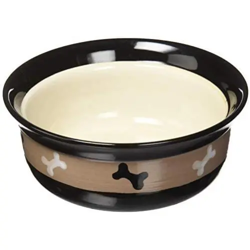 PetRageous Designs, City Pets 6'' Pet Bowl, Bones PetRageous Designs, City Pets 6'' Pet Bowl, Bones