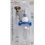 Choco Nose H250 Sporty Pet Portable Water Bottle with Crossbody Strap, Small-Sized Dog Travel Drinker, Small Animal Water Feeder, BPA Free, No Drip, 11.2 Oz. Nozzle Diameter: 16mm