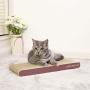 AMZNOVA Cat Scratcher Cardboard Scratching Pads Scratch Lounge Sofa Bed, Wood Floor Print