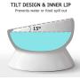 Y YHY Cat Bowls Elevated, Raised Cat Dish for Food and Water, Ceramic Water Bowl for Flat-Faced Cats or Small Dogs, No Spill,15 Ounces, Dishwasher Safe