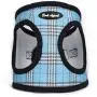 Dog Harness: Bark Appeal Step in Plaid Mesh EZ Wrap, Large 19'' to 22'', Light Blue Dog Harness: Bark Appeal Step in Plaid Mesh EZ Wrap, Large 19'' to 22'', Light Blue