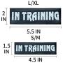 Auroth Dog Harness Patches, 10 Patches in 1 Set, Reflective and Removable Dog Harness Patches for Service Dog Vest