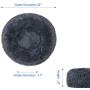 FOCUSPET Dog Bed Cat Bed Donut, Pet Bed Faux Fur Cuddler Round Comfortable for Small Medium Large Dogs Ultra Soft Calming Bed Self Warming Indoor Sleeping Bed Multiple Sizes (20/24/32/40/46)