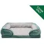 Furhaven Pet Dog Bed - Cooling Gel Memory Foam Faux Fleece and Chenille Soft Woven Traditional Sofa-Style Living Room Couch Pet Bed with Removable Cover for Dogs and Cats Furhaven Pet Dog Bed - Cooling Gel Memory Foam Faux Fleece and Chenille Soft Woven Traditional Sofa-Style Living Room Couch Pet Bed with Removable Cover for Dogs and Cats