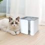 Gbziyjk Cat Water Fountains 2.0 L Pet Drinking Fountain Bowl for Dogs Kitten Small Animal Ultra Silent with Filter Fountains,Organic Non-Slip,Cats Dispenser