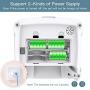 Iseebiz 6L Automatic Pet Feeder, Cat Dog Food Dispenser Hopper, 4 Meals a Day with Voice Recorder, Portion Control, Timer Programmable, Food Dispense Remind, IR Detect, for Medium Large Cats Dogs