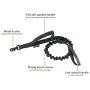 EXCELLENT ELITE SPANKER Military Bungee Dog Leash Elastic Leads Rope with 2 Padded Control Handle for Medium and Small Dogs EXCELLENT ELITE SPANKER Military Bungee Dog Leash Elastic Leads Rope with 2 Padded Control Handle for Medium and Small Dogs