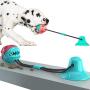 AIFUSI Dog Pet Chew Toys for Aggressive Chewers Suction Cup Dog Toy with Rope Tug-of-War, Puppy Molar Bite Toy with Bell for Boredom, Teething, and Cleaning- Interactive Dog Toy