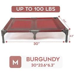 suddus Elevated Dog beds Waterproof Outdoor, Portable Raised Dog Bed, Dog Bed Off The Floor, Dog Bed Easy Clean Indoor or Outdoor Use, Multiple Sizes…