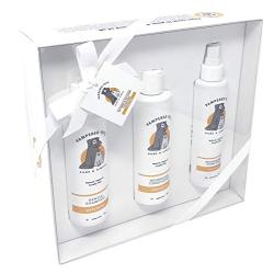 Pampered Pets Shampoo, Conditioner & Shine Spray for Dogs and Cats – Unscented - Plant-Based, Natural, Vegan, & Sulfate-Free Botanical Blend for Itchy Skin and Dry Coats