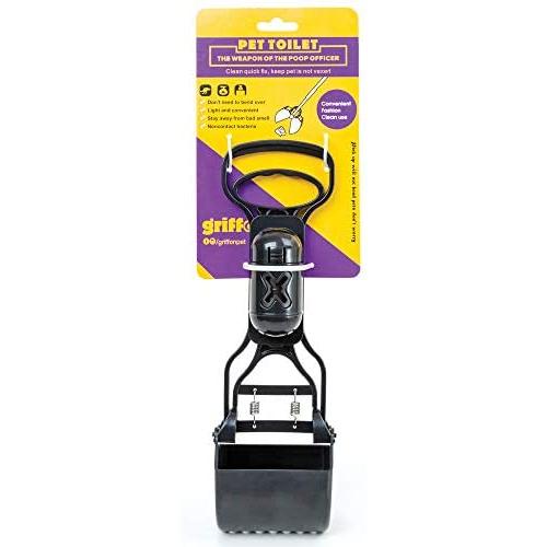 Griffonpet Pooper Scooper for Dogs with Waste Bag, 30 cm