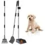 NOYAL Dog Pooper Scooper for Small to Large Dogs, 3 Pack Adjustable Tray, Rake and Poop Scooper, Perfect for Gravel, Grass and Concrete
