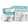 CBROSEY Pet Eye Wipes,Dog Eye Wipes,Dog Eye Wipes Tear Stain,Dog Tear Stain Remover Wipes,Pet Tear Wipes for Dogs&Cats,Eye Stain Remover Pads for Dogs and Cats