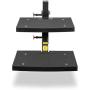 PetSafe Happy Ride Dog Hitch Step - Easy to Install on Any 2 Inch Vehicle Hitch - High-Traction Steps - Folds Down for Travel - Supports Pets up to 200 lb - Great for SUVs and Trucks