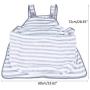 Renhe Cat Holding Apron Small Dog Cat Coral Fleece Sleeping Bag Apron Cat Carrying Apron with Pocket