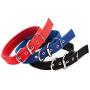 Chenyouwen Pet Toys Great Foam Cotton Polyester Pet Collars Pet Neck Strap Dog Neckband Cats Dogs Collars, 3cm x 47cm (Black) (Color : Blue)