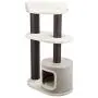 Royal Pet Club Cara Gray Cat Tower for Large Cats, with Scratching Posts, Two Platforms, Top Platform Padded with Back Rest, Condo, Removable Cushion (44444) Royal Pet Club Cara Gray Cat Tower for Large Cats, with Scratching Posts, Two Platforms, Top Platform Padded with Back Rest, Condo, Removable Cushion (44444)