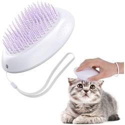 VavoPaw Cat Brush Dog Brush, Pet Grooming Tool Professional Pet Hair Comb Slicker Brush for Shedding, Quick Release Comb, Home Grooming - Purple